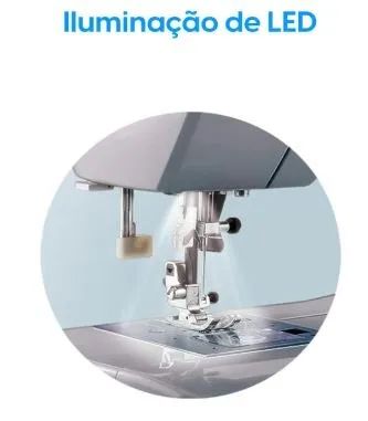 Máquina de Costura Genius Plus Elgin Portátil 31 pontos Agulha