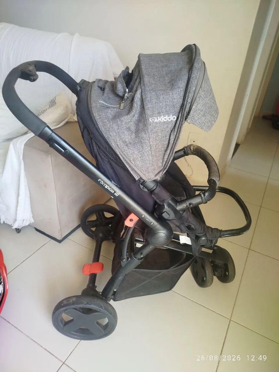Carrinho de bebê e Moisés Novíssimo  - Foto 4