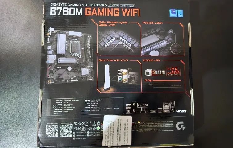 Placa Mãe Gigabyte B760M Gaming WIFI - Foto 2