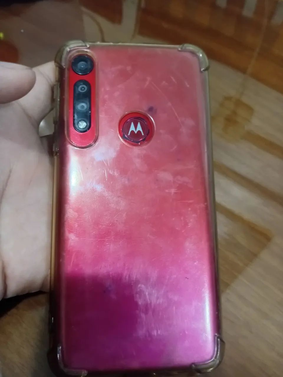 moto g8,tela quebrada,biometria funcionando,câmera funciona. - Foto 3