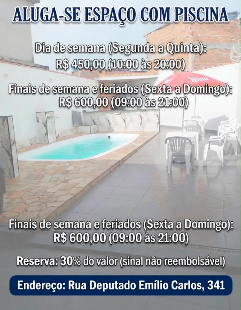 Alugo espaço com piscina  - Foto 5