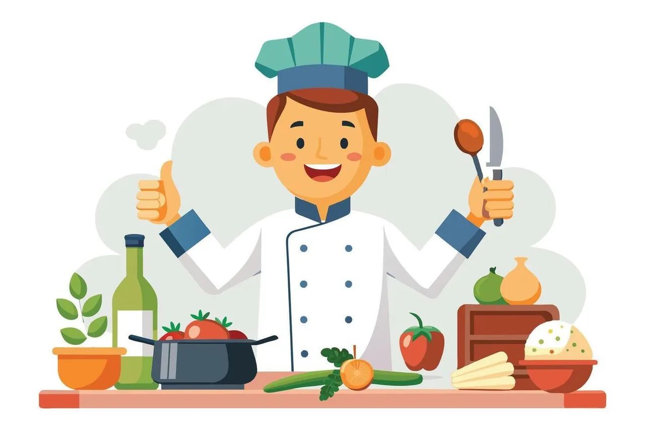 Auxiliar/ajudante de cozinha com pratica