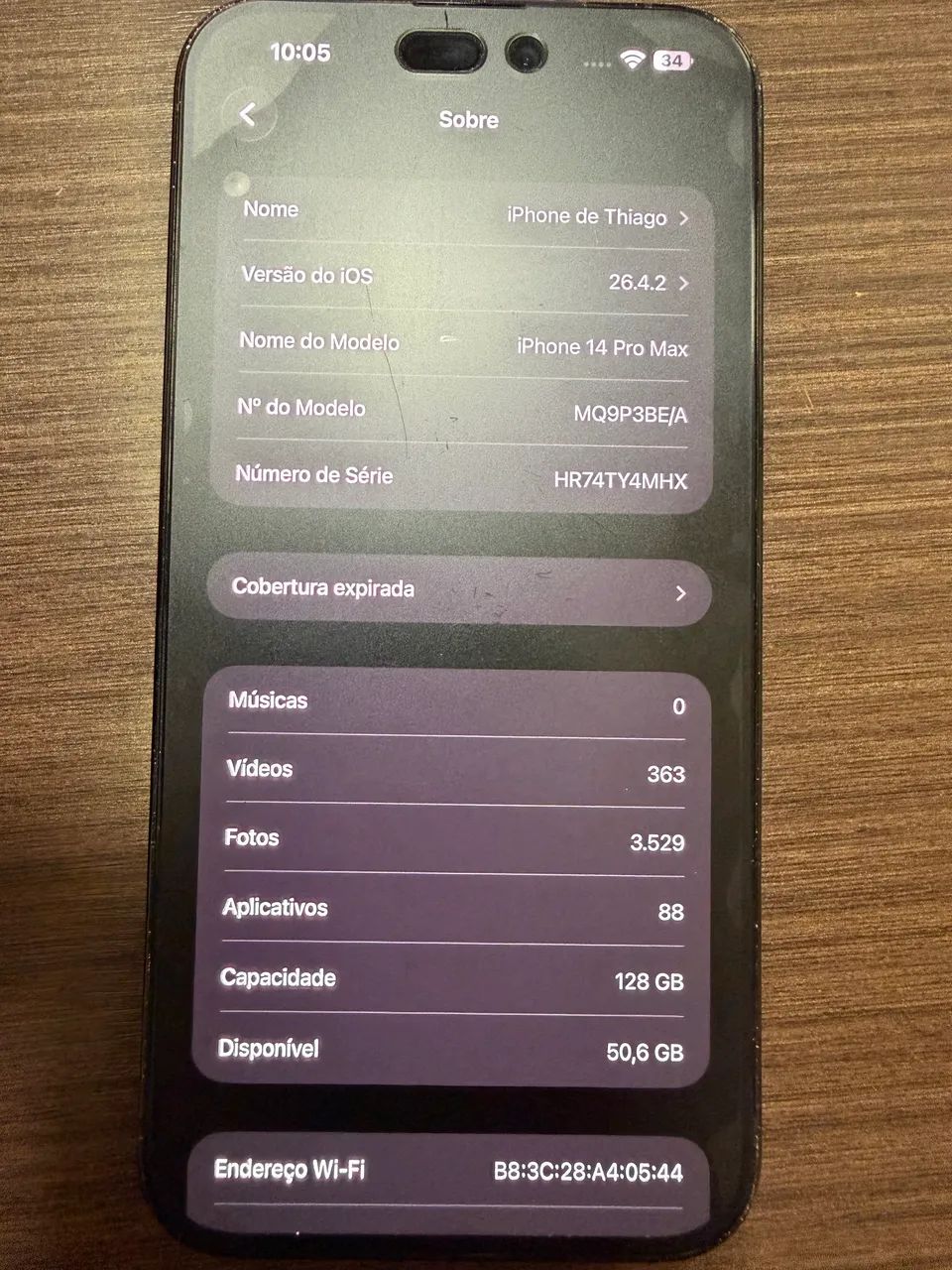 iPhone 14 PRO max 128GB - Foto 3