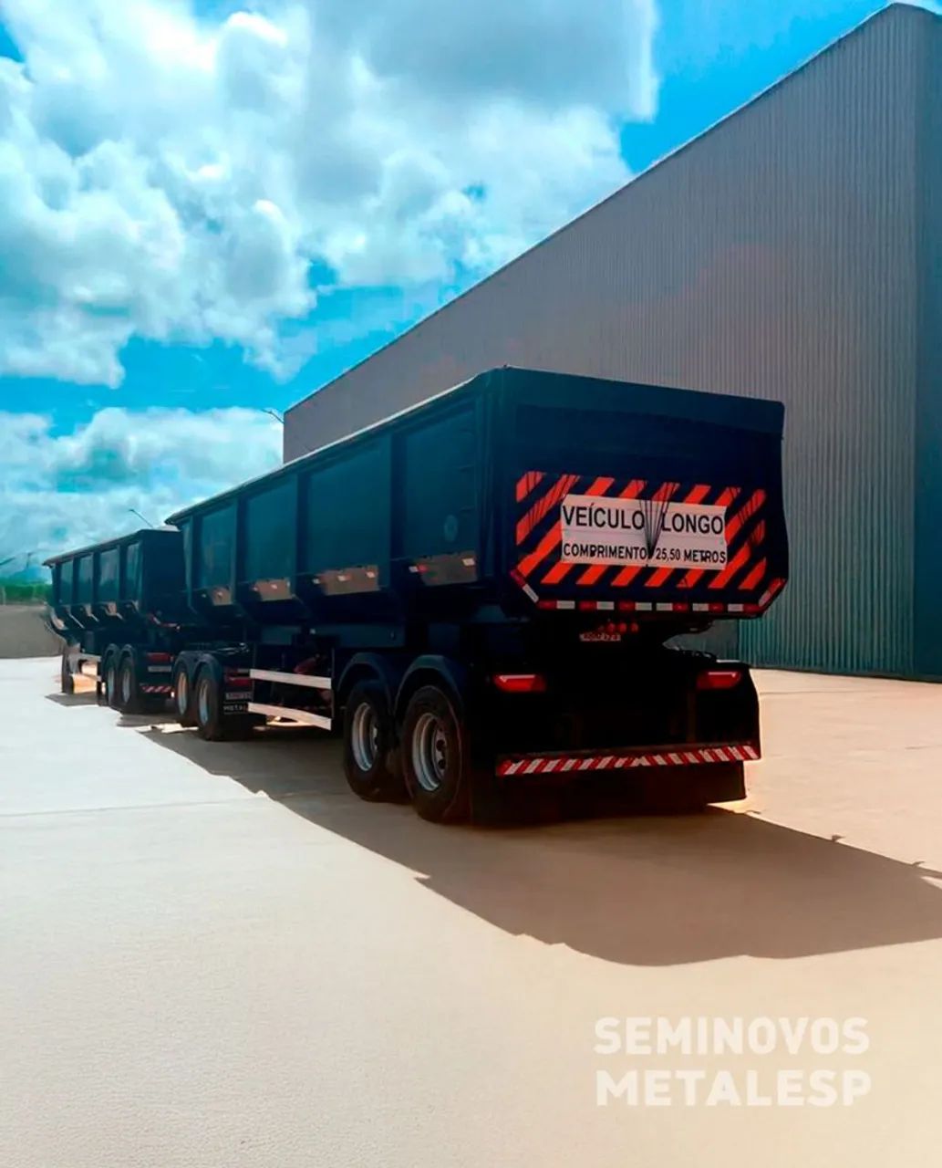 RODOTREM 2021/2022 70m³<br><br>LEVE P/GRAOS E<br><br>SIMILARES - METALESP<br><br>2+2+2 eixos - Foto 3