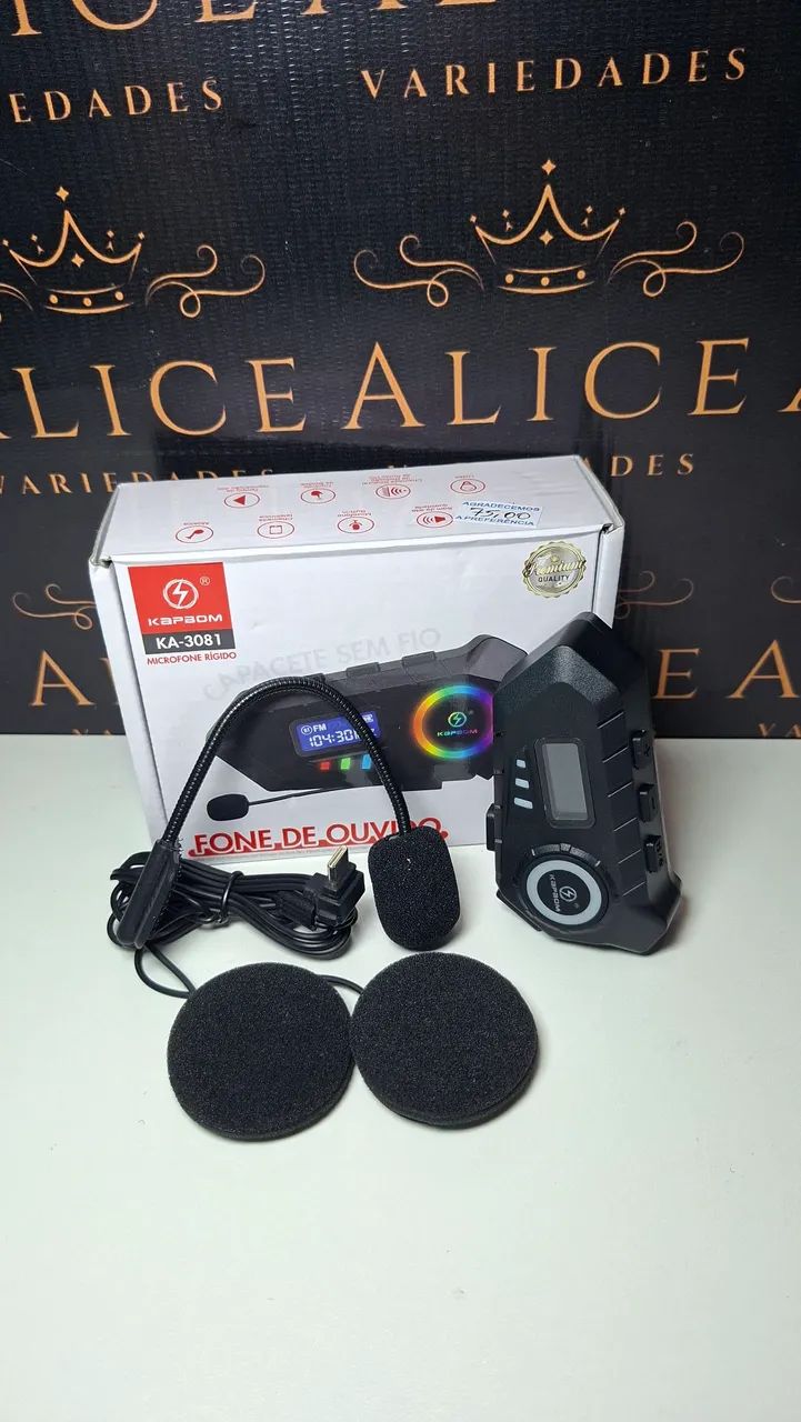 Intercomunicador para capacete 