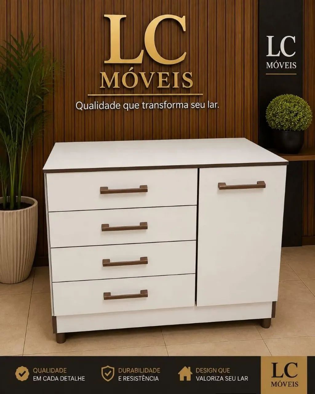 Cômodas NOVAS a Preço Justo  - Foto 3