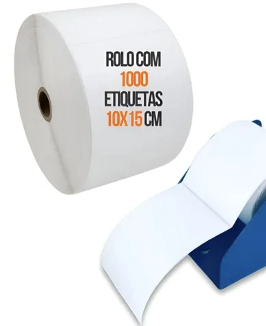 5000 etiquetas 10x15 térmicas em 5 rolos  - Foto 2