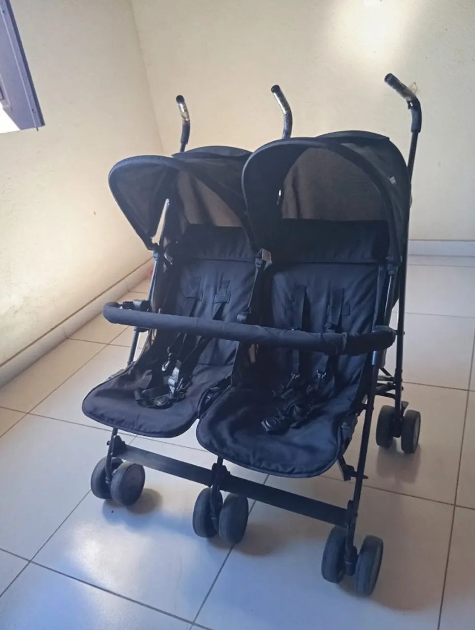Carrinho de BB para gêmeos  - Foto 3