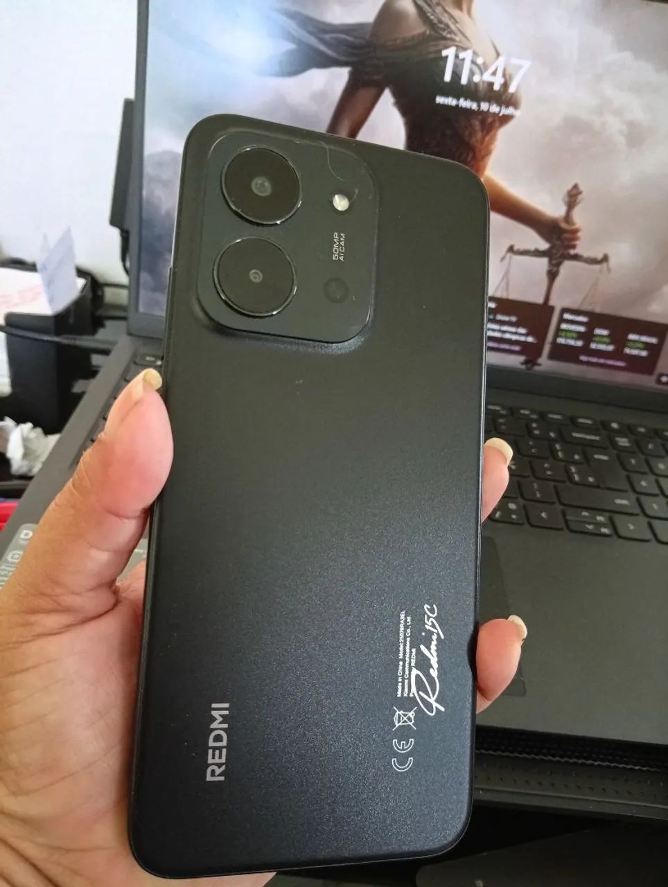 Redmi note 15 C novíssimo com caixa e carregador - Foto 3