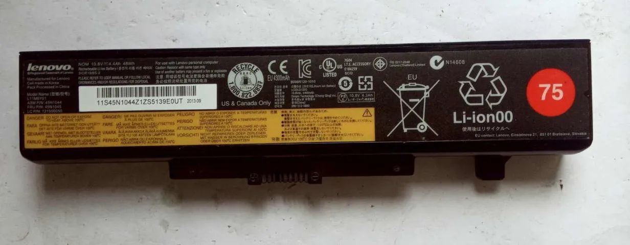 Bateria para Lenovo Thinkpad E430 e outros - usada. - Foto 2