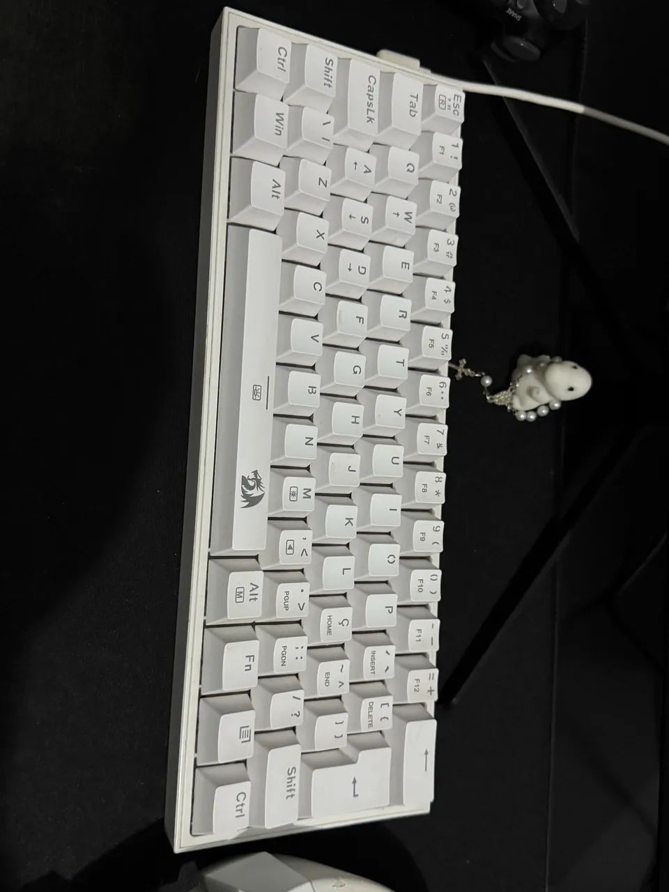 Teclado mecânico Fizz K617 white - Foto 2