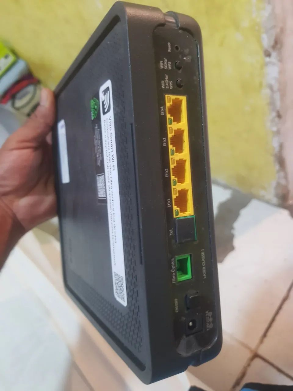 Modem roteador  fibra 