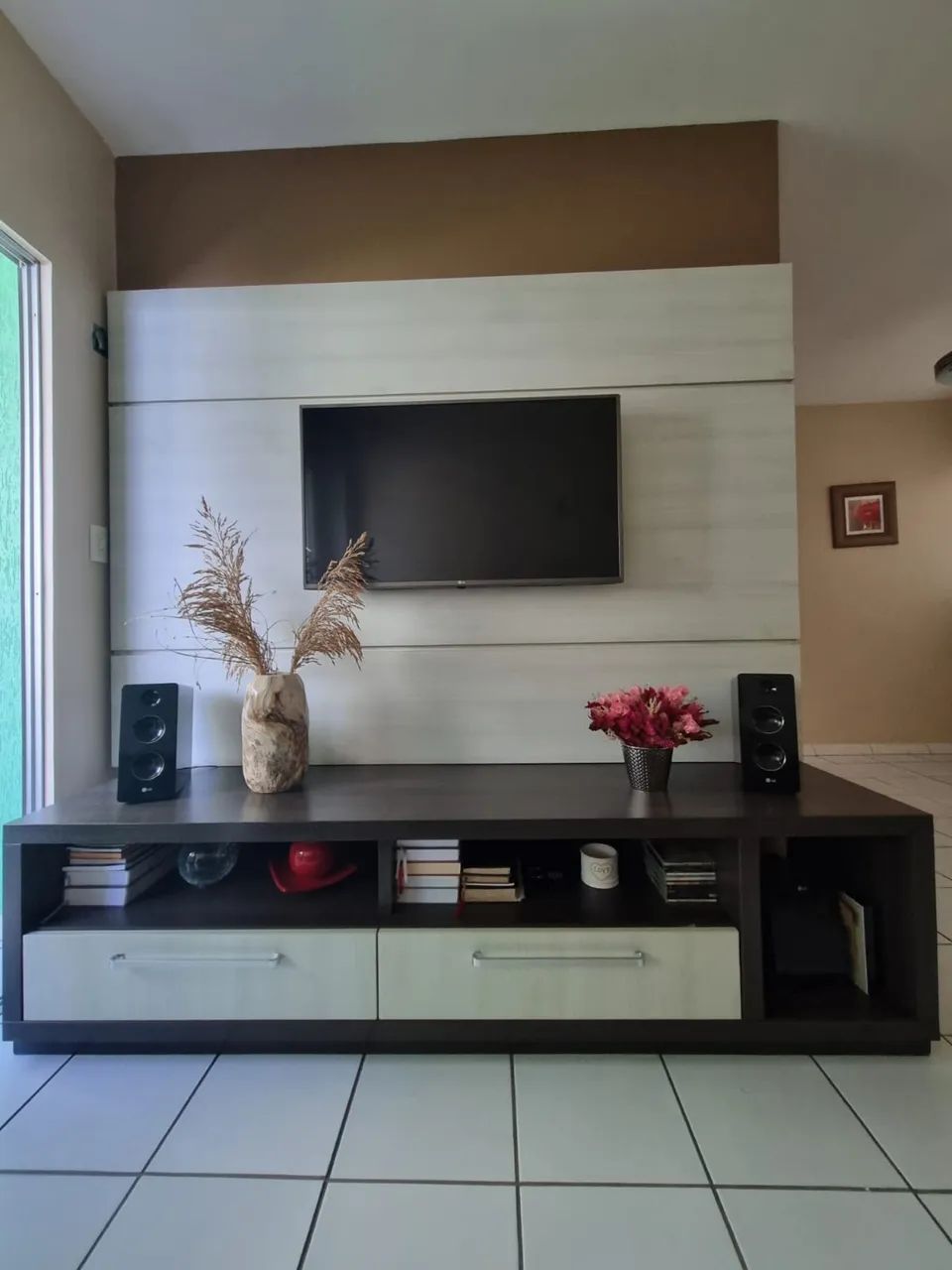 Rack com painel