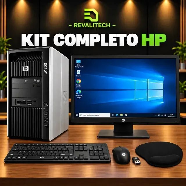 Kit Hp Z800 Workstation 2x Xeon E5640 12gb Ssd 480gb Quadro k620