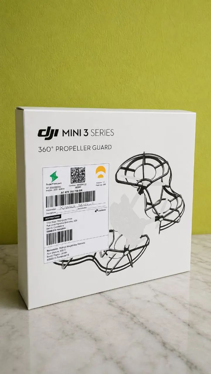 Protetor hélice dji mini 3 e mini 3 pro 