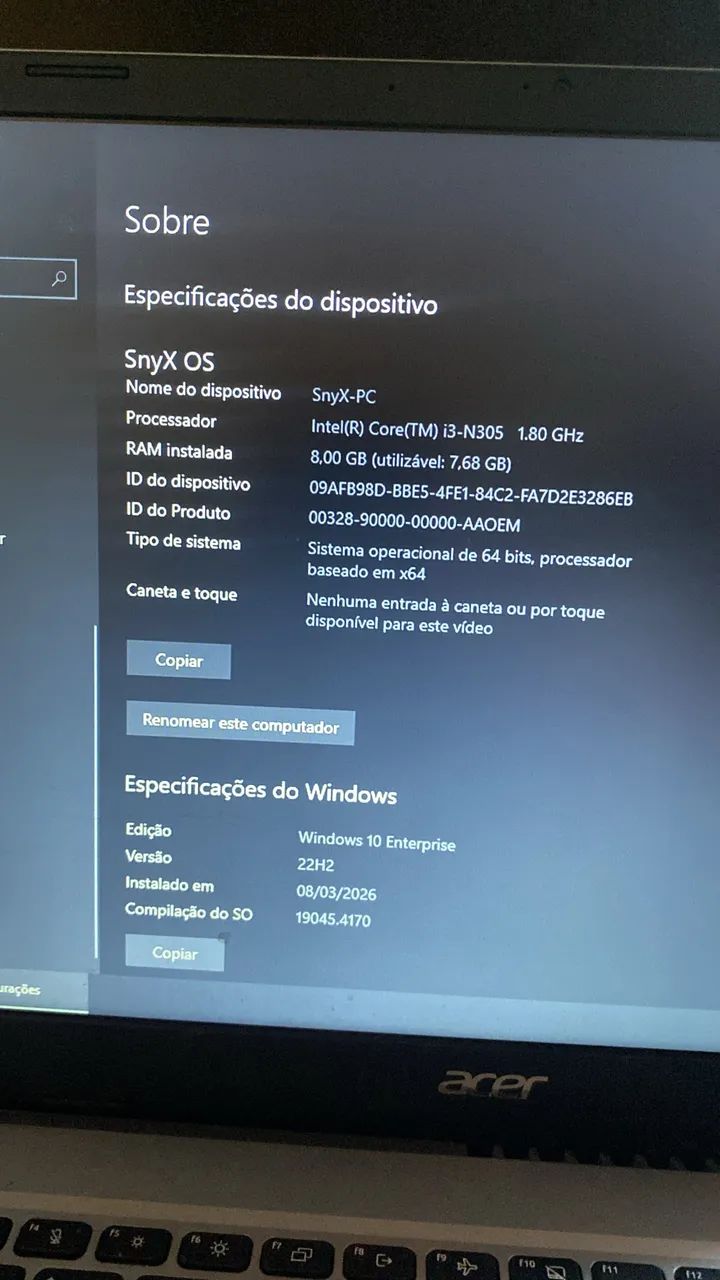 Notebook Acer em excelente estado - Foto 4