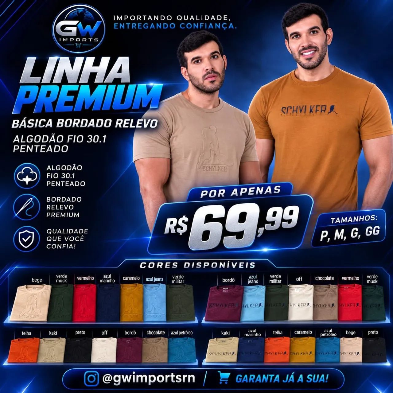 Camisa de algodão 