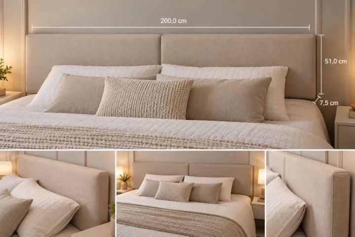 Cabeceira de Cama King Size NOVA - NUNCA USADA!!! - Foto 4