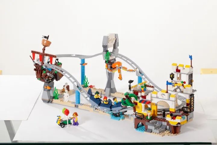 31084 Pirate Roller Coaster - completo com manual