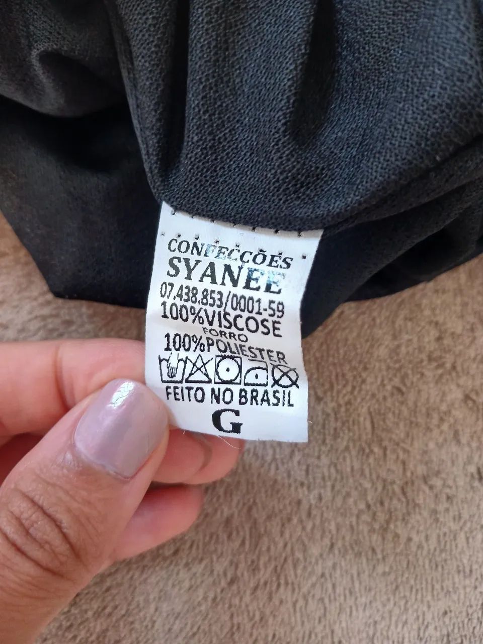 Saia Preta Moda Evangélica G - Foto 2