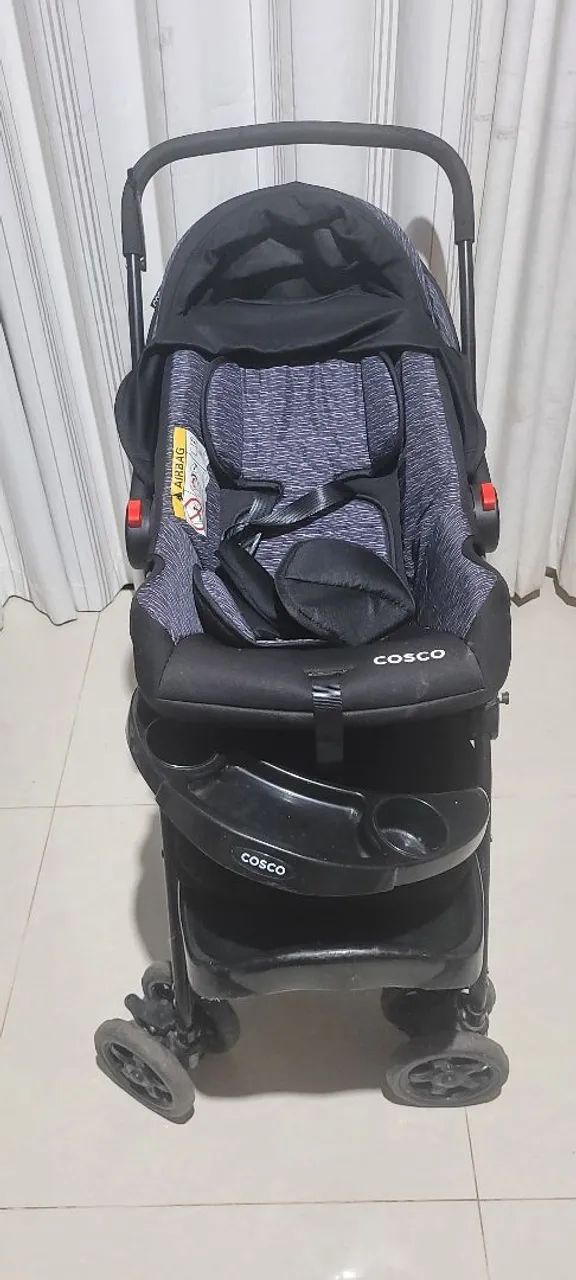 CARRINHO DE BEBÊ COM BEBÊ CONFORTO COSCO - Foto 4