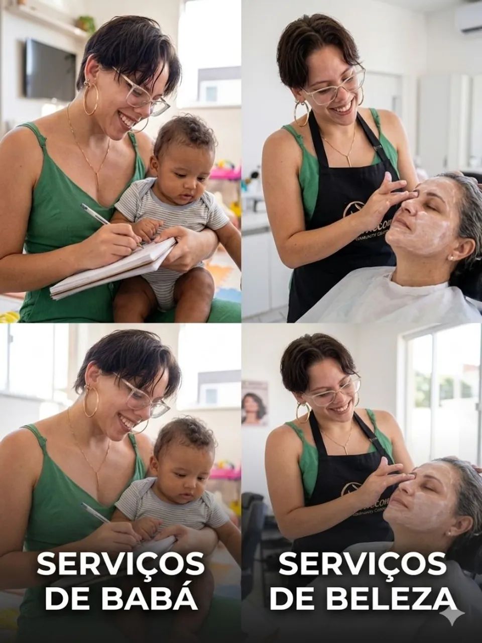 Maquiadora Profissional & Babá de Confiança a Domicílio.