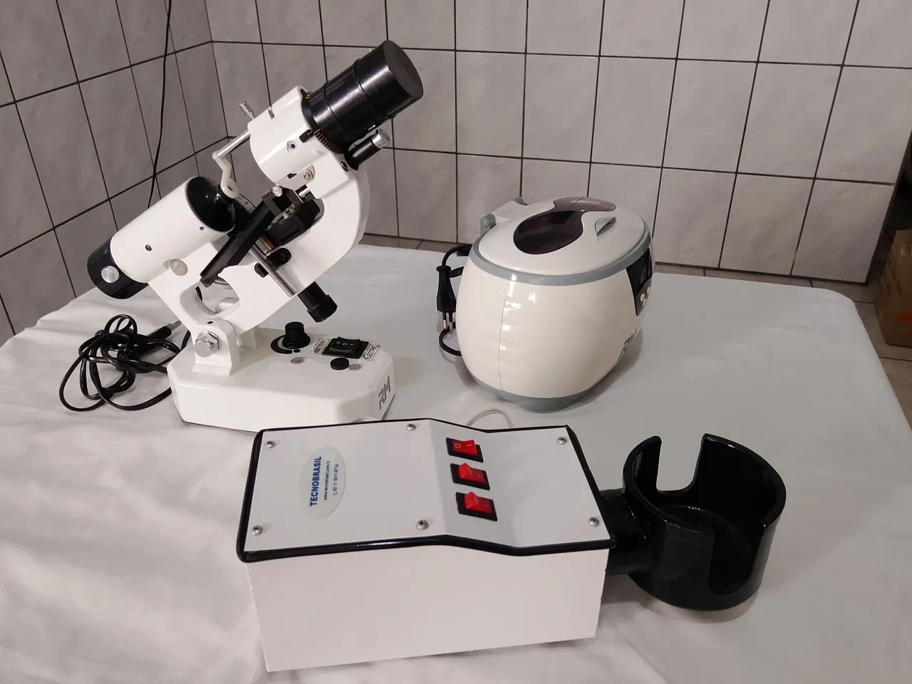 Kit com Lensometro analógico, ventilete e ultrassom  - Foto 2