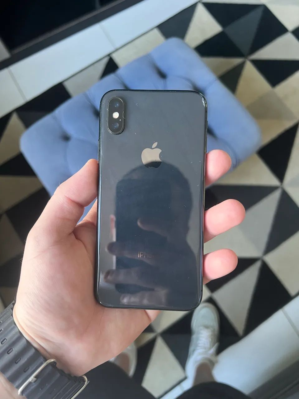 Vendo IPhone X com defeito  - Foto 3