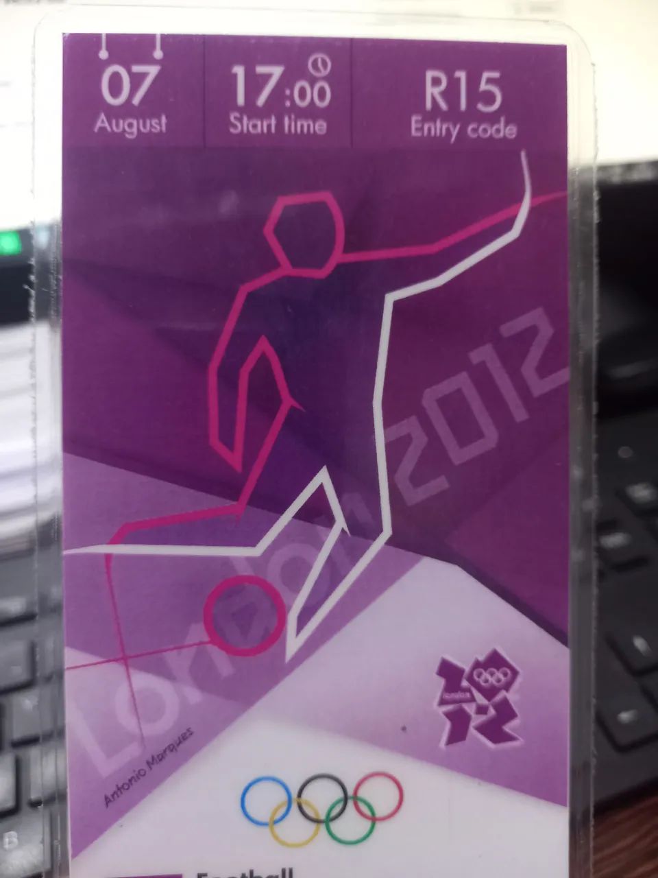 Ingresso olimpiadas Londres 2012 semi final de futebol  - Foto 3