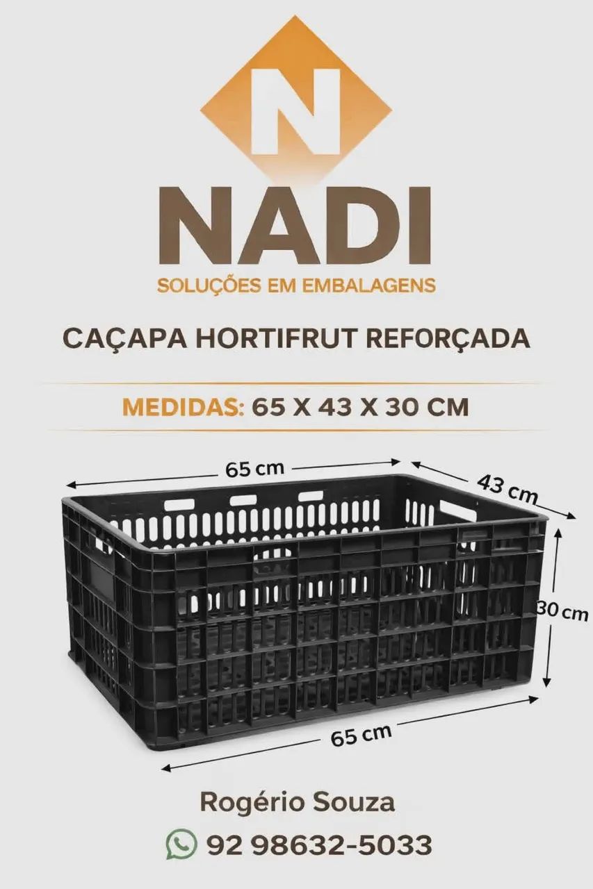Caçapa plástica hortifruti  - Foto 2