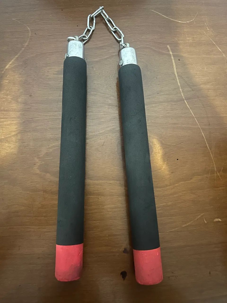 Nunchaku emborrachado de treino 