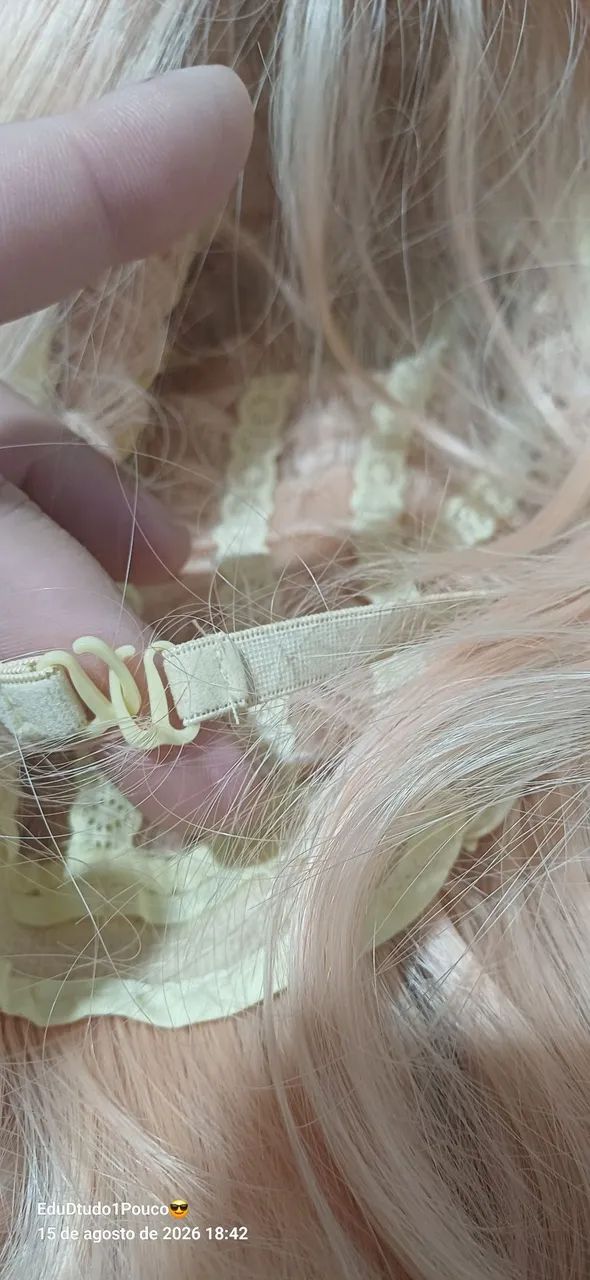 Peruca para festas ou uso diário não é  cabelo humano - Foto 3