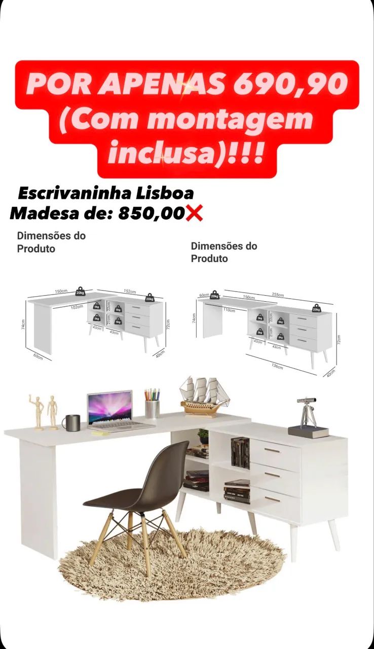 Móveis no precinho 