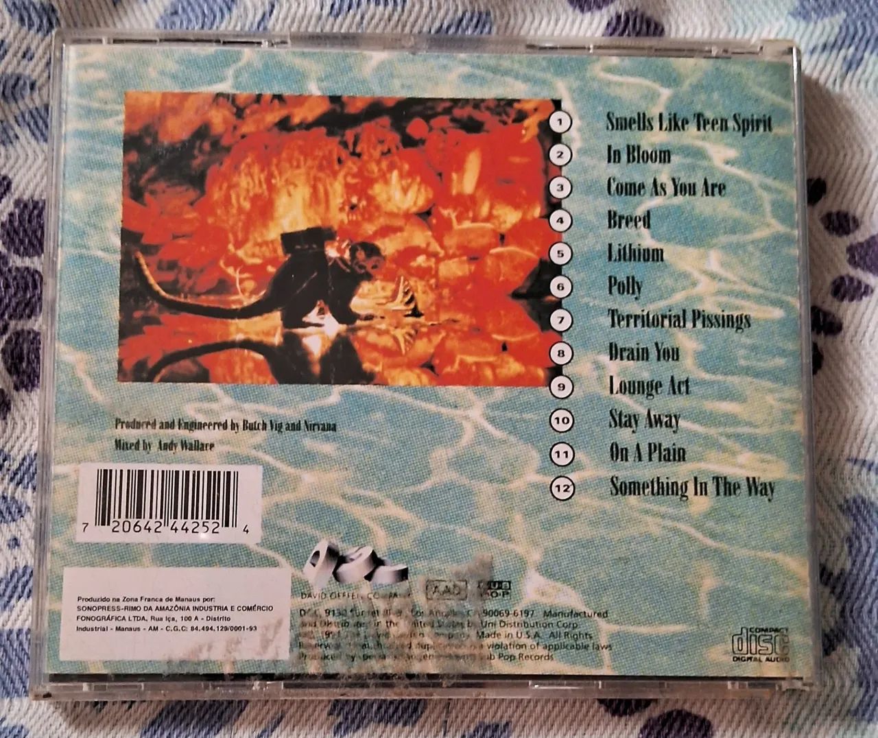 Cd Banda Rock Grunge Nirvana Nevermind surf skate - Foto 2
