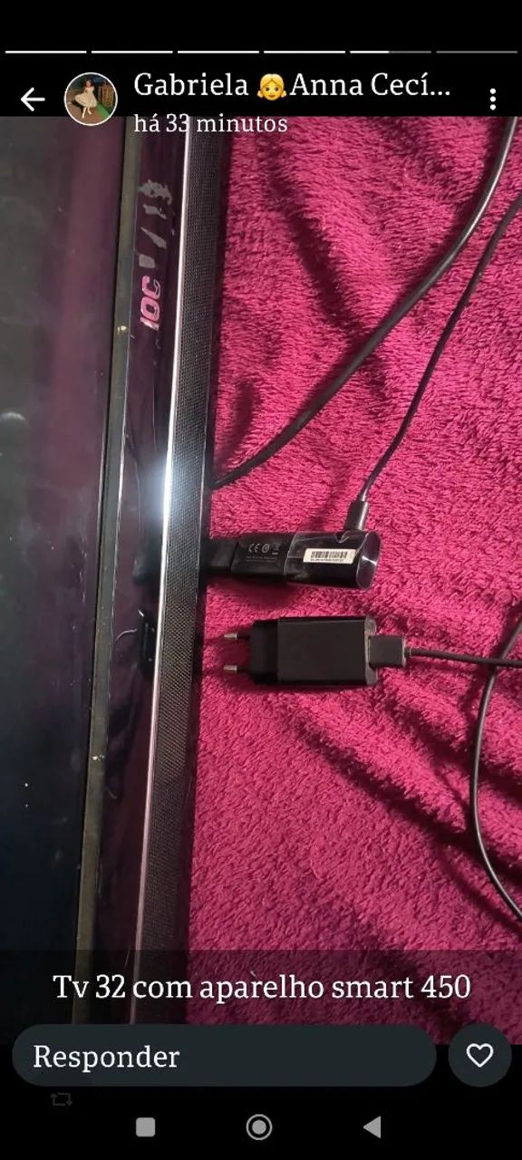 Tv 32 polegadas com aparelho smart 