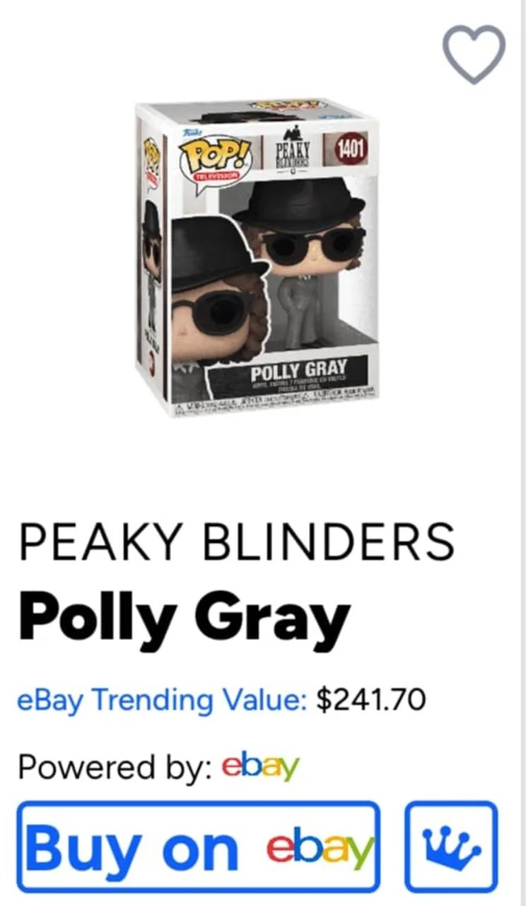 Raro funko 1401 Polly Gray Peaky Blinders  - Foto 5