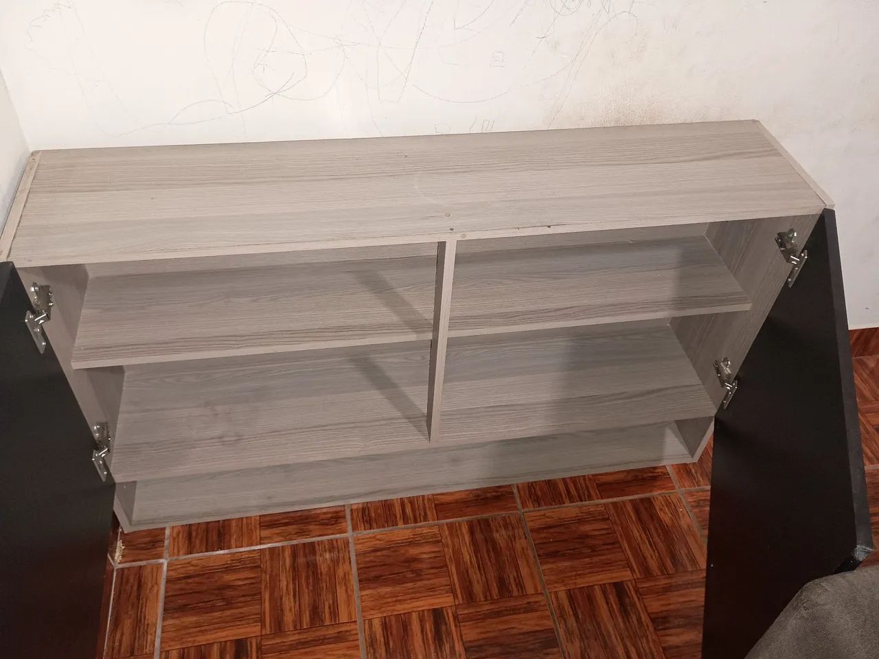Armário aéreo de cozinha madeira  - Foto 2