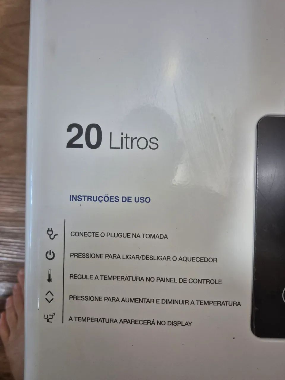Aquecedor digital KOBE 20L GN - Foto 3