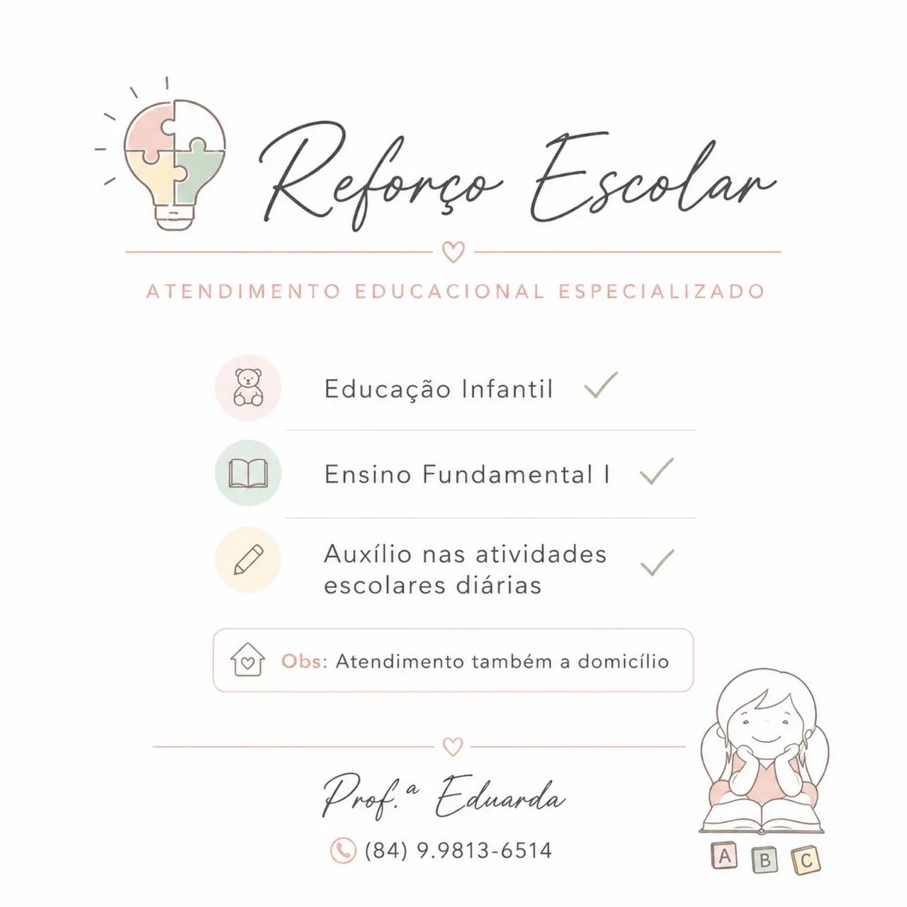 REFORÇO ESCOLAR 