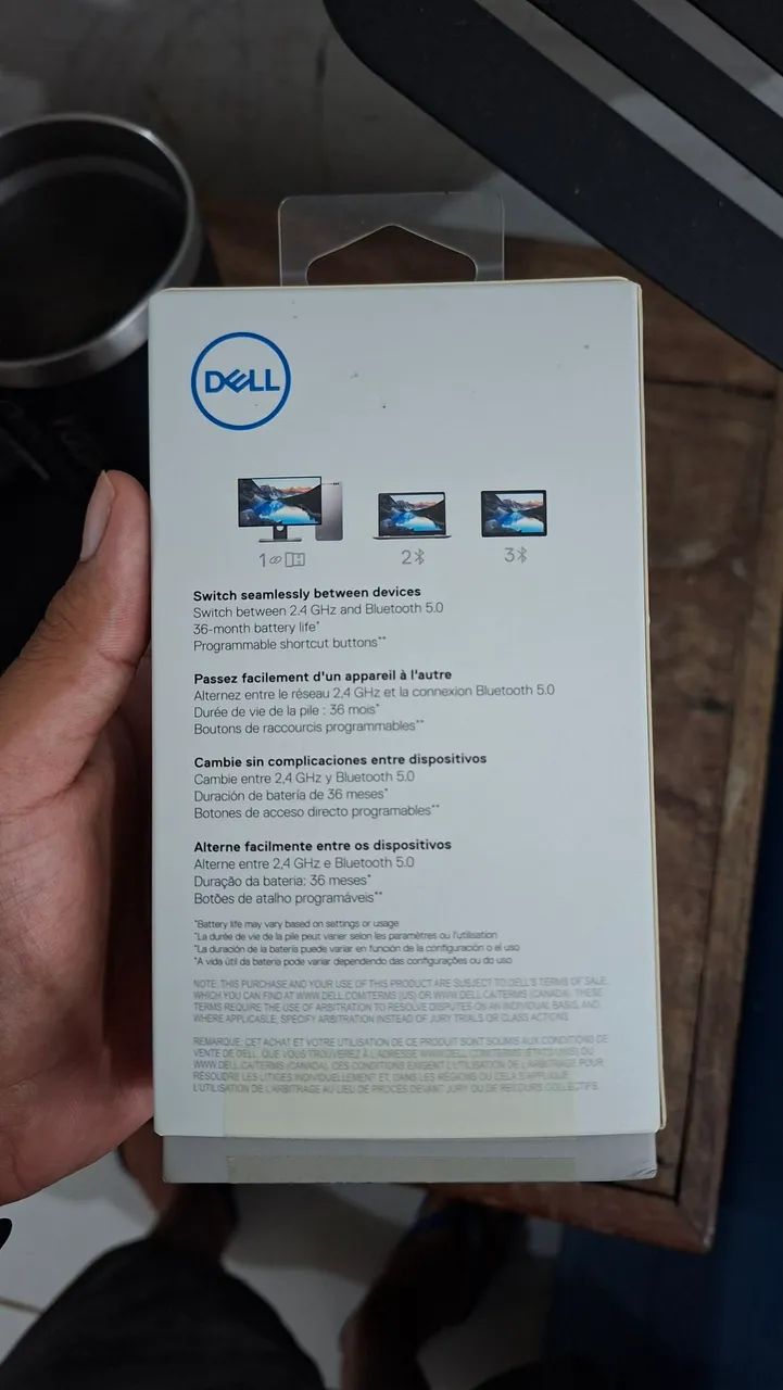 Mouse dell sem fio original - Foto 4