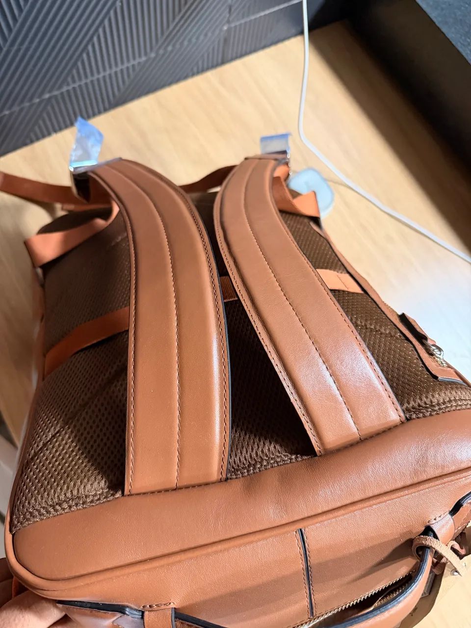 MOCHILA BOLSA IPLACE 100% couro  - Foto 2
