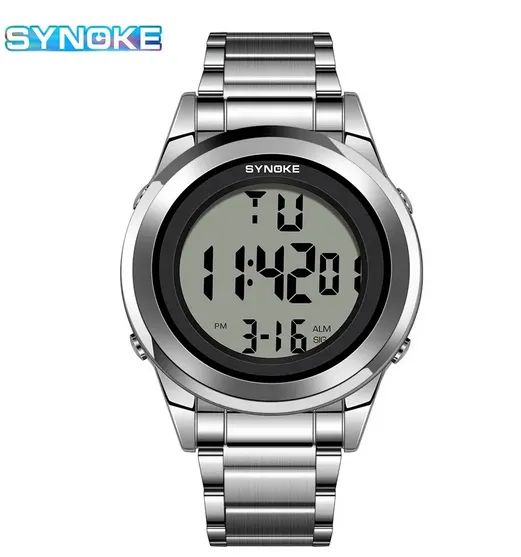 Relógio de pulso led digital Synoke masculino - Foto 2