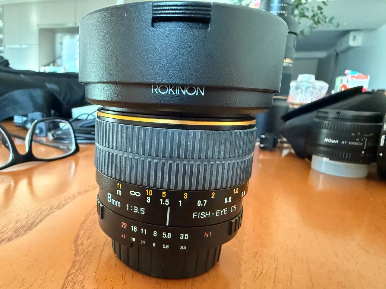 Lente Rokinon 8mm f/3.5 Fisheye para Nikon DX