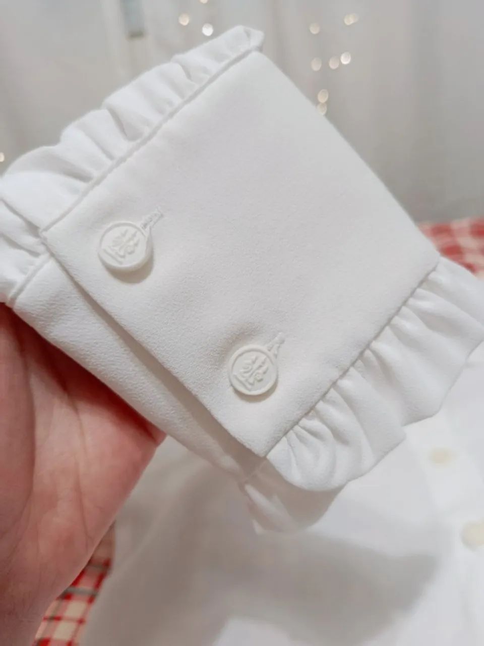 Bat Collar Blouse Moi-même-Moitié - Foto 5
