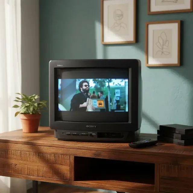 Antiga Tv Sony Trinitron 14 Polegadas + C. R. #