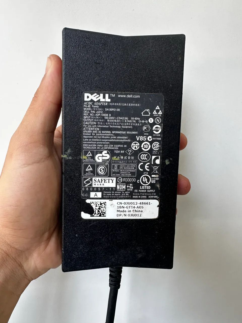 Fonte de Notebook Dell 19.5V Original - Foto 2