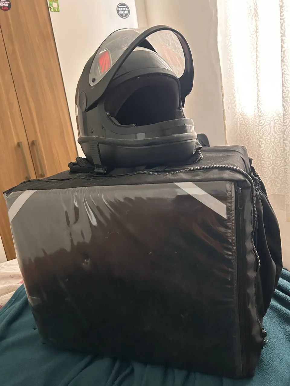 Bag + capacete 