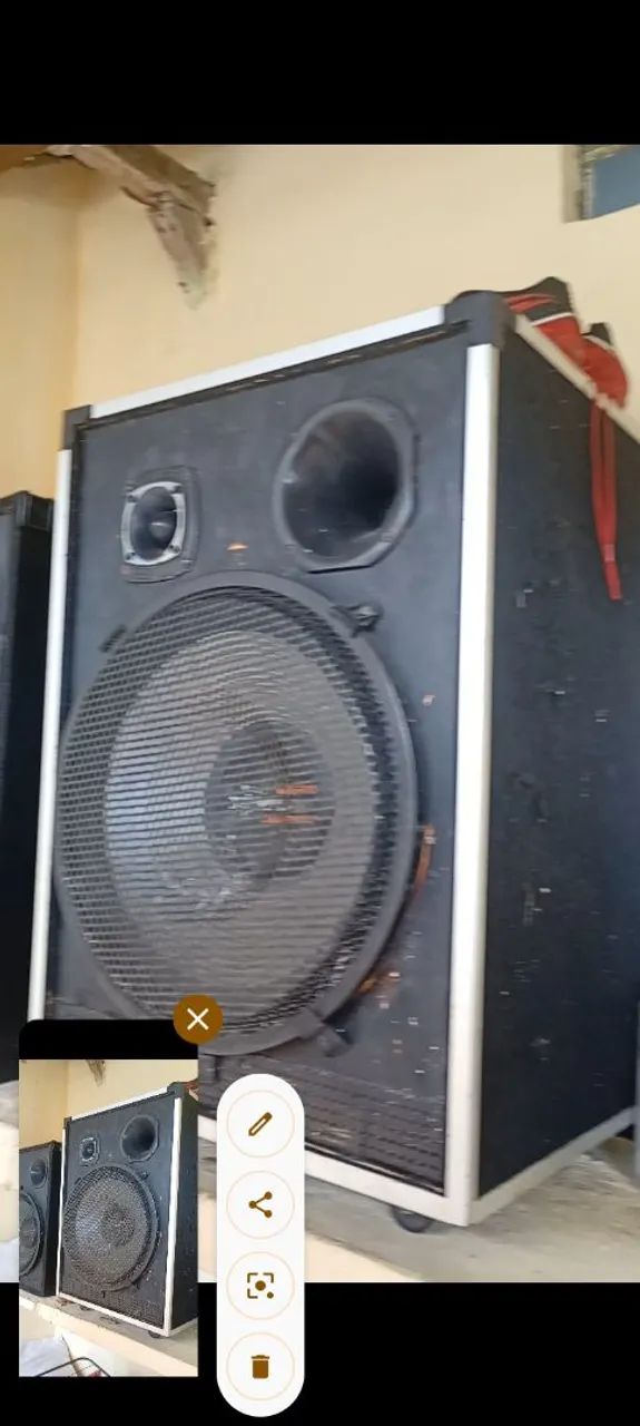 Som montado com auto falante de 18  - Foto 5