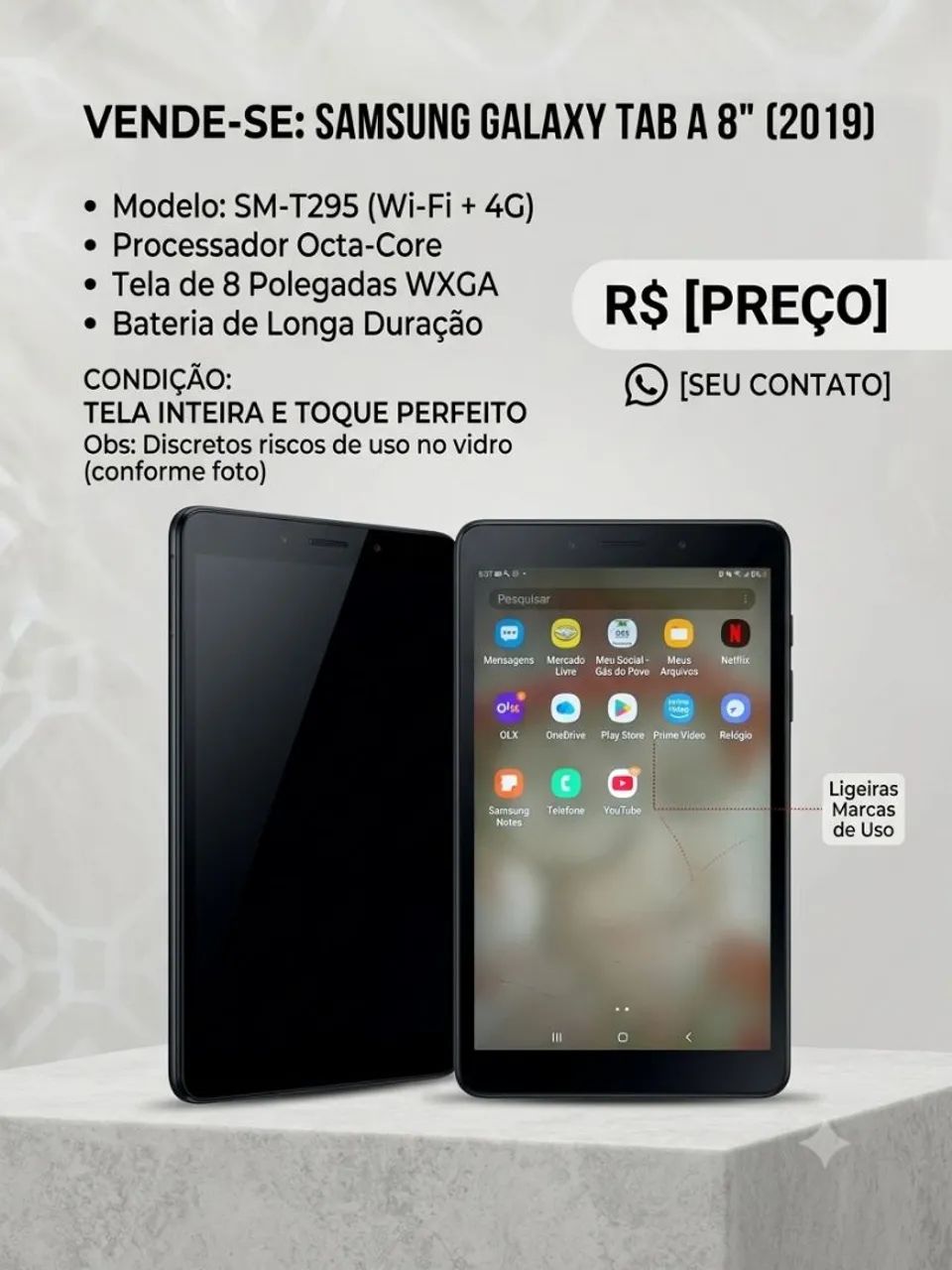Tablet Samsung A T295