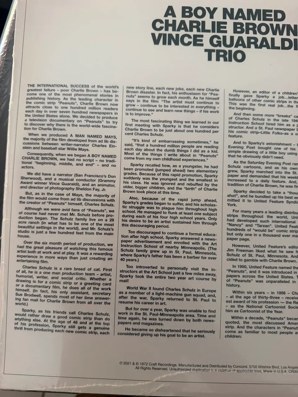 Disco de vinil a boy named Charlie Brown  - Foto 4
